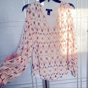 WHBM spring blouse size 6